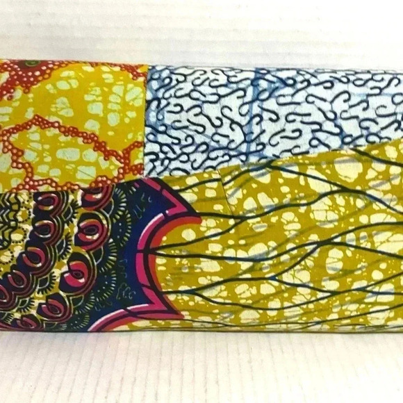 Handcrafted multicolor Ankara envelope clutch bag - Picture 2 of 5